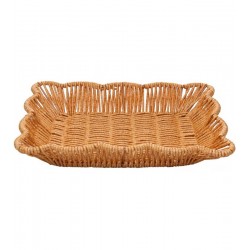 Cesta Botânica 26cm x 20cm x 4,5cm Rattan